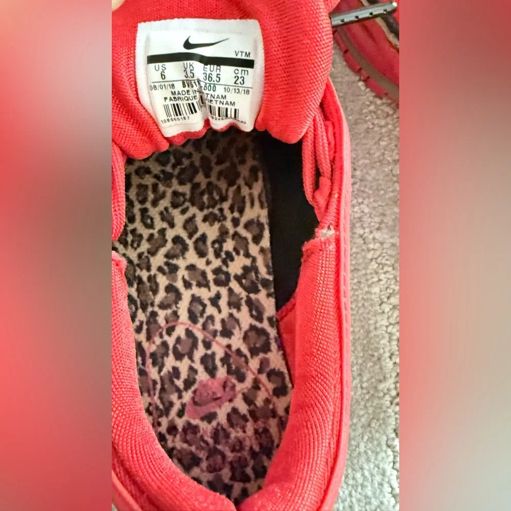 Nike Airmax 97 - Red/ Leopard Print Insole - Picture 2 of 7
